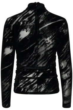 Gestuz Flikka LS Bluse Black
