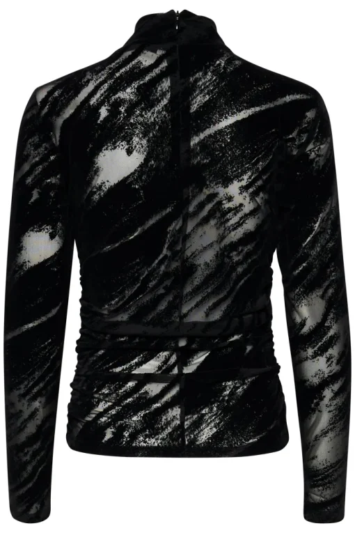 Gestuz Flikka LS Bluse Black