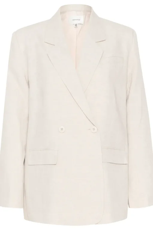 Gestuz Liza Linen HW Blazer Tammy Light Sand NO25