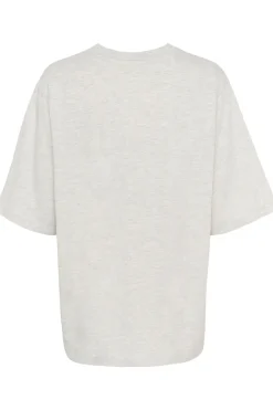 Gestuz Luelle T-Shirt Light Grey Melange