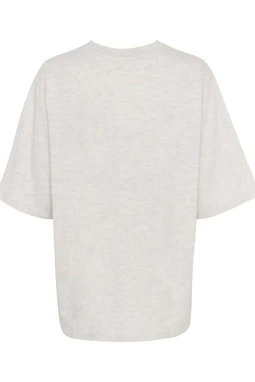 Gestuz Luelle T-Shirt Light Grey Melange