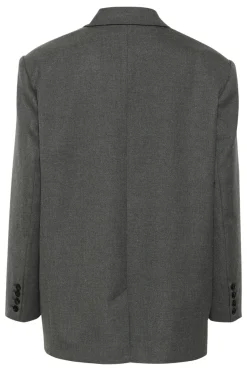 Gestuz Paula Melange Blazer Dark Grey Melange