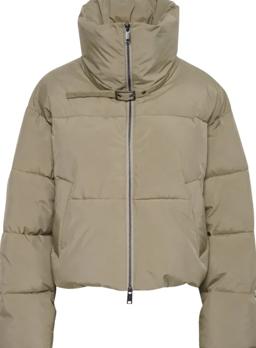 Gestuz Pinara Short Puffer Jakke Mermaid