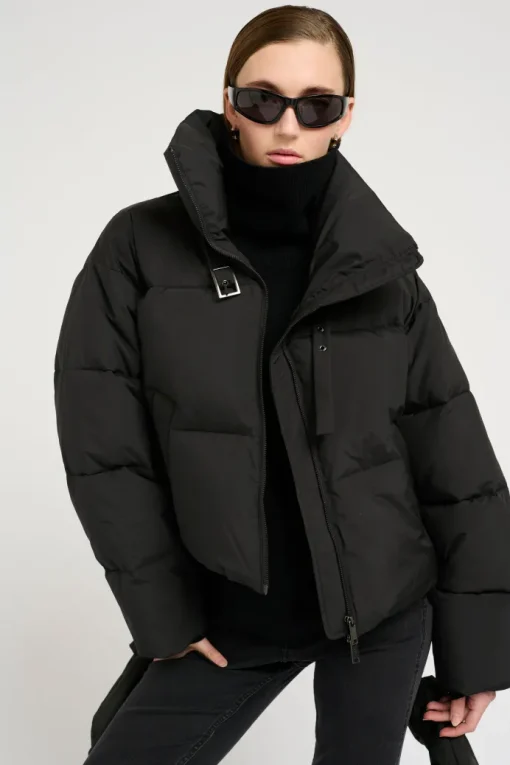 Gestuz Pinara Short Puffer Jakke Black