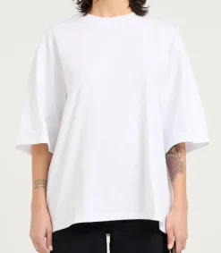 Gestuz Simma Emb T-shirt Bright White NO25