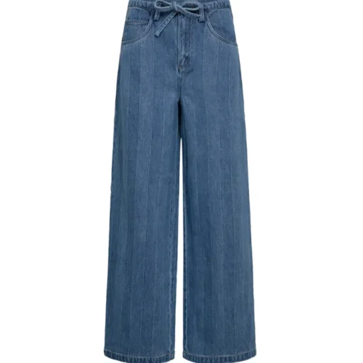 Haute L'Amitié Hering String Tie Jeans Bleached Denim