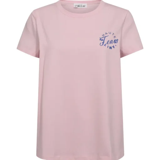 Haute L'Amitié Rub Team Logo T-shirt Candyfloss