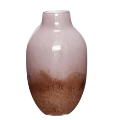 Hübsch Glas vase Lilla/Brun