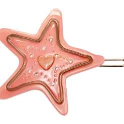 Helmstedt x Maanesten Big Star Hårspænde Flamingo Pink