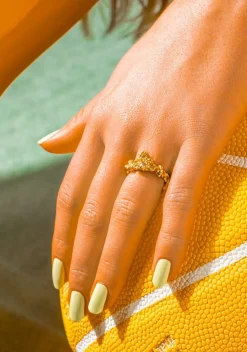 House of Vincent Glimmering Haze Ring Gilded
