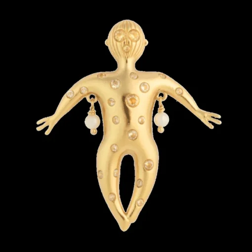 House of Vincent The Dreamweaver Broche Gilded