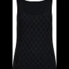 Hype The Detail Mesh Top Black