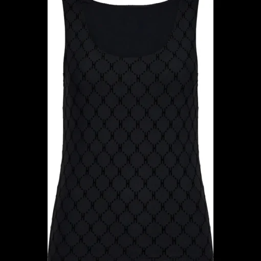 Hype The Detail Mesh Top Black