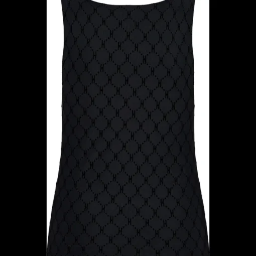 Hype The Detail Mesh Top Black