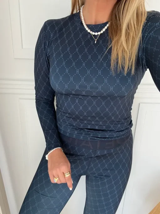 Hype The Detail Printed Bluse Marine