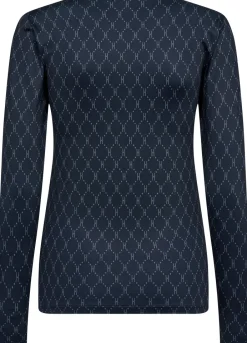 Hype The Detail Printed Bluse Marine