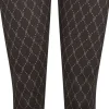 Hype The Detail Printed Leggings Brown