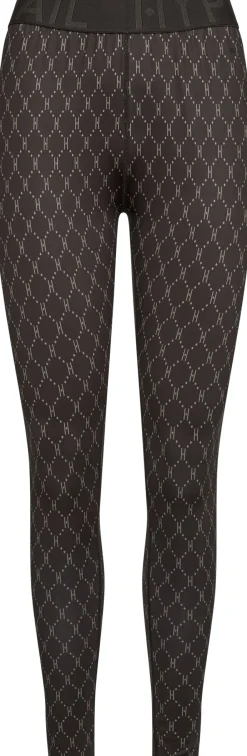 Hype The Detail Printed Leggings Brown