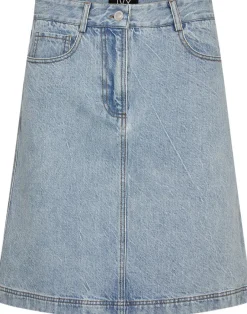 Ivy Copenhagen Henna Nederdel Wash Preston Denim Blue