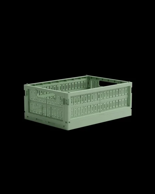 Made Crate Midi Foldekasse Green Bean