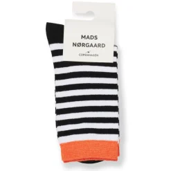 Mads Nørgaad Sock Pair Ana Mix Black Stripe/White Dot