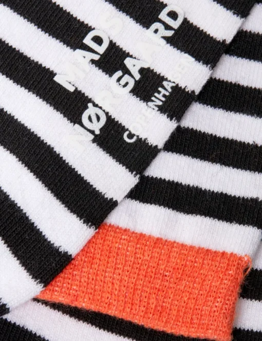 Mads Nørgaad Sock Pair Ana Mix Black Stripe/White Dot