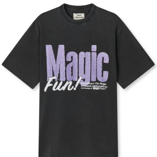 Mads Nørgaard Cotton Jersey Dassel T-Shirt Black