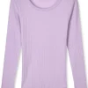 Mads Nørgaard Pointella Troja LS T-shirt Orchid Petal