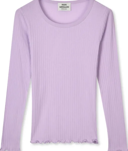 Mads Nørgaard Pointella Troja LS T-shirt Orchid Petal