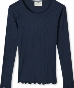 Mads Nørgaard Pointella Troja LS T-shirt Parisian Night
