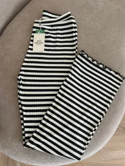 Mads Nørgaard 5x5 Stripe Lonnie Bukser Rosin/Vanilla Ice