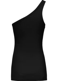 Modström Igor One Shoulder Top Black