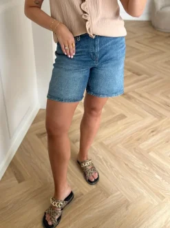 Mos Mosh Bati Denim Shorts Blue