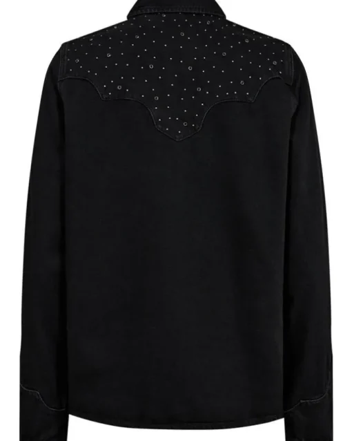 Mos Mosh Evira Deco Denimskjorte Black
