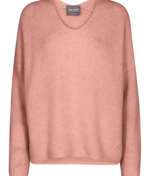 Mos Mosh Thora V-Neck Strik Rosette