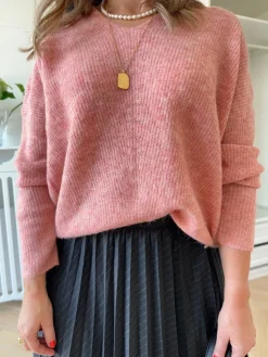 Mos Mosh Thora V-Neck Strik Rosette
