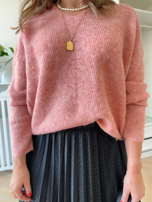 Mos Mosh Thora V-Neck Strik Rosette