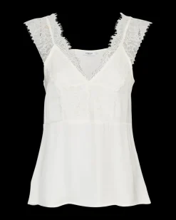 Moss Copenhagen Adienna Maluca Top Egret