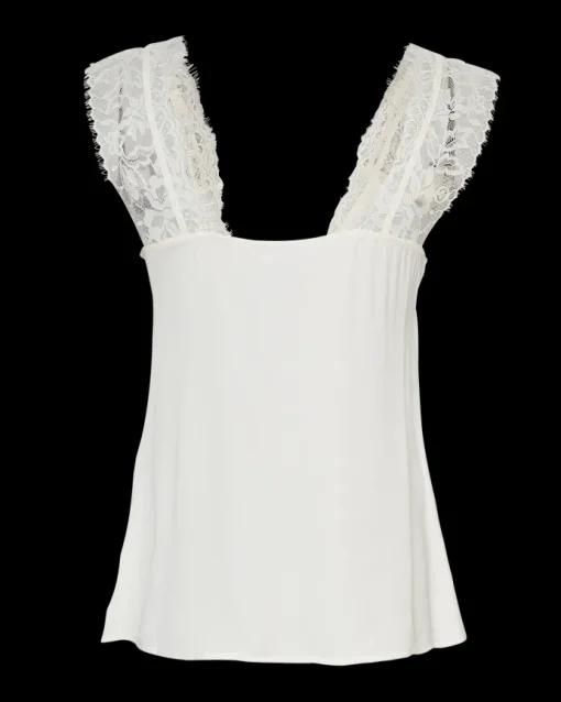Moss Copenhagen Adienna Maluca Top Egret