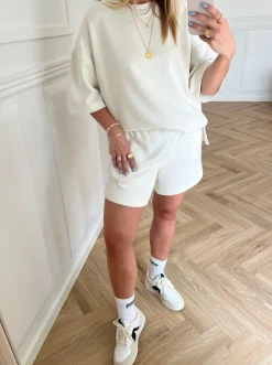 MSCH Copenhagen Bessia Ima Q Sweat Shorts Turtledove