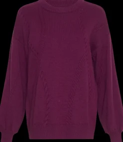 MSCH Copenhagen Cecelia Peony Pullover Plum Caspia