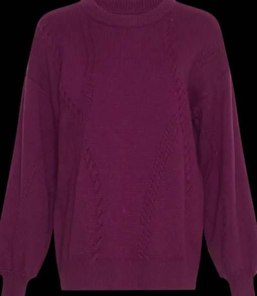 MSCH Copenhagen Cecelia Peony Pullover Plum Caspia