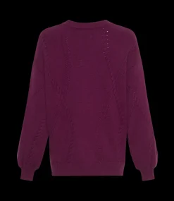 MSCH Copenhagen Cecelia Peony Pullover Plum Caspia