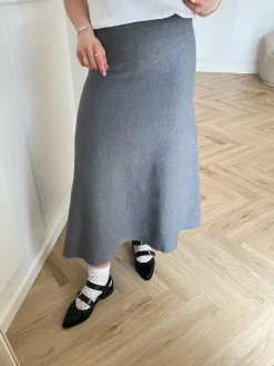 MSCH Copenhagen Ginnette East HW Nederdel Medium Grey Melange