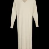 MSCH Copenhagen Hermine V Neck Kjole Oatmeal Melange