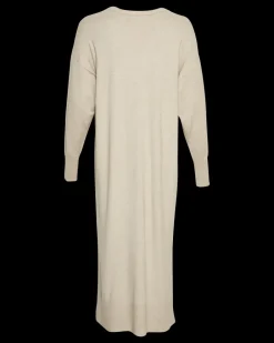 MSCH Copenhagen Hermine V Neck Kjole Oatmeal Melange
