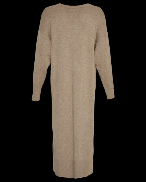 MSCH Copenhagen Hermine V Neck Kjole Fossil Melange
