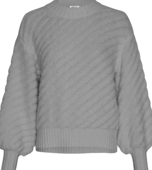 MSCH Copenhagen Jaycie Pullover Medium Grey Melange