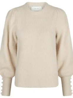 Neo Noir Angie Knit Bluse Ivory