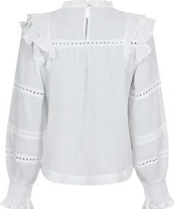Neo Noir Aurika S Voile Bluse White